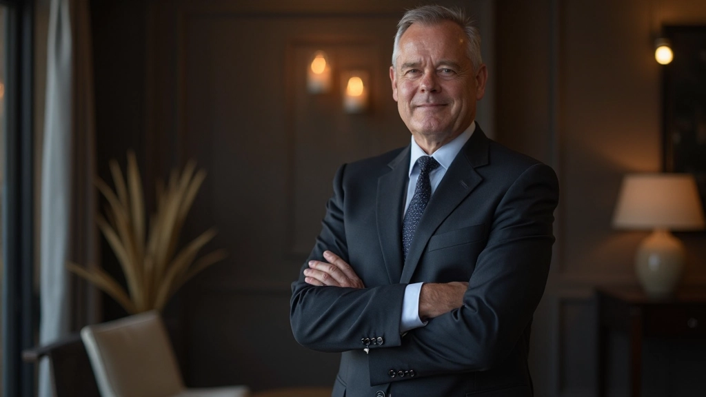 Director ejecutivo presentando plan de negocios en sala de juntas